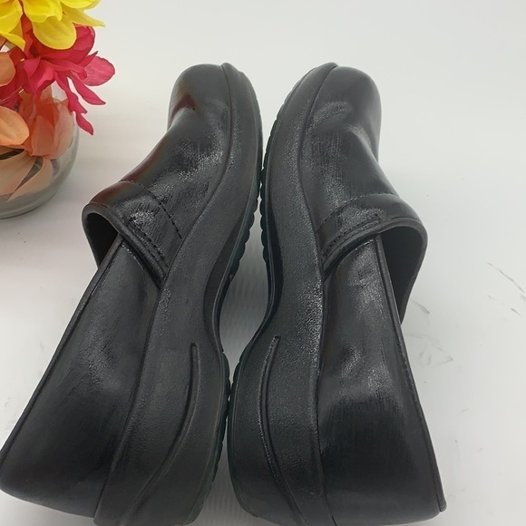 Sanita Black Leather clog Sz 42. CM1073E - Picture 4 of 7